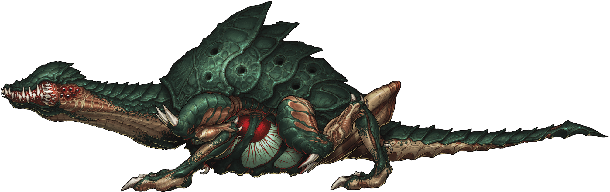 It Seems Truer To Metroid 2's Original Queen And I - Metroid Samus Returns Queen Metroid Clipart (2027x670), Png Download
