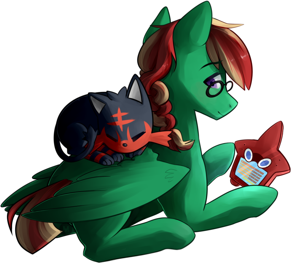 Goshhhh, Commission, Litten, Oc, Oc Only, Pokedex, Clipart (981x885), Png Download