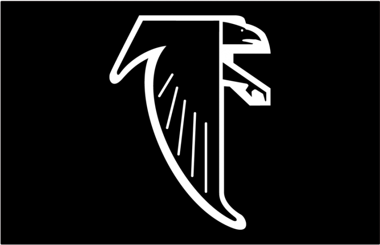 Atlanta Falcons Iron On Stickers And Peel-off Decals - Atlanta Falcons Retro Logo Clipart (750x930), Png Download