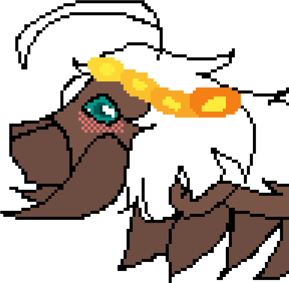 Flower Mothra Larva Clipart (1200x1200), Png Download