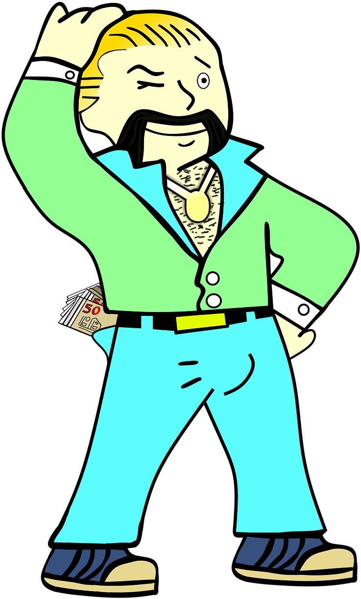 Wealth,type,cool,type With - Cartoon Clipart (1133x1280), Png Download