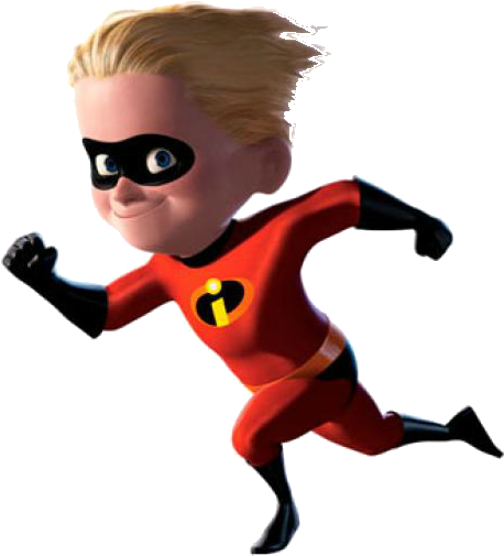 Png Os Incríveis - Incredibles Dash Running Clipart (624x513), Png Download