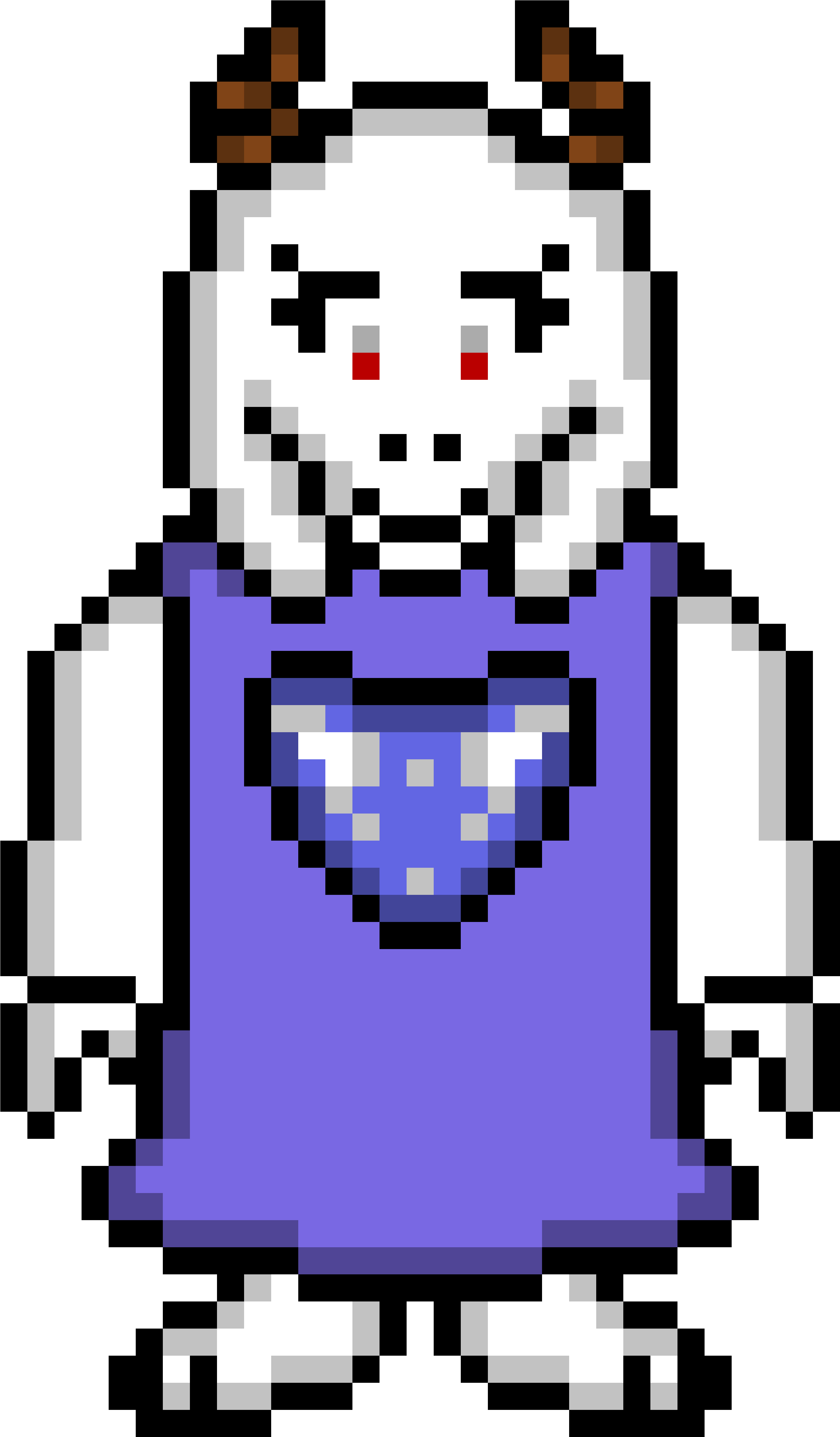 Undertale Toriel Sprite - Toriel Clipart (2791x4771), Png Download