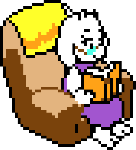 Toriel Reading - Undertale Metal And Magic Clipart (600x520), Png Download