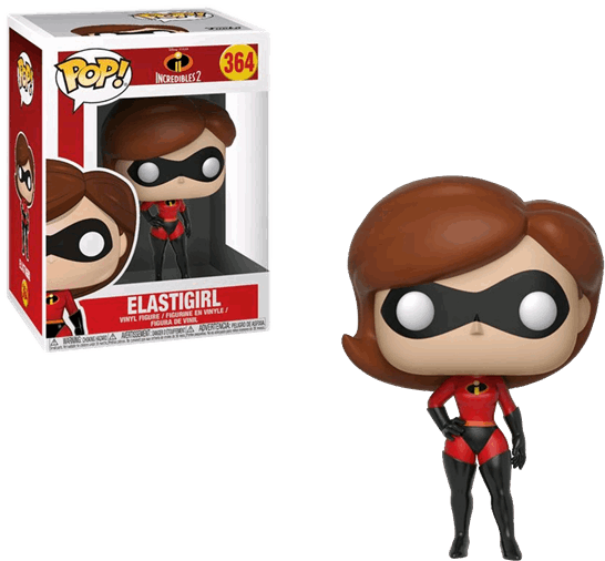Disney - Incredibles 2 - Mrs - Incredible Pop Vinyl - Funko Pop Incredibles 2 Elastigirl Clipart (600x600), Png Download