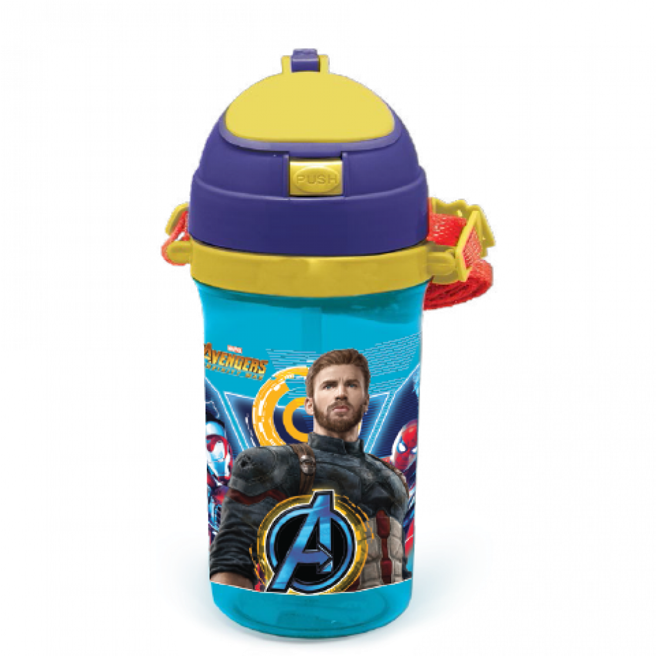 Avengers Infinity War Sa Bottle 600 Ml - Avengers Infinity War Bottle Clipart (980x950), Png Download