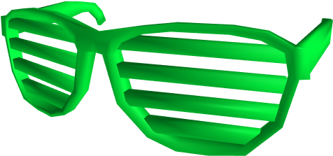 Neon Shutter Shades - Sunglasses Clipart (675x615), Png Download
