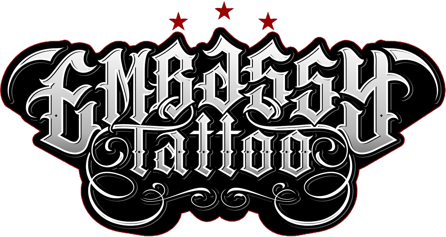 Embassy Tattoo Logo Thin - Logo Tattoo Png Clipart (1501x800), Png Download