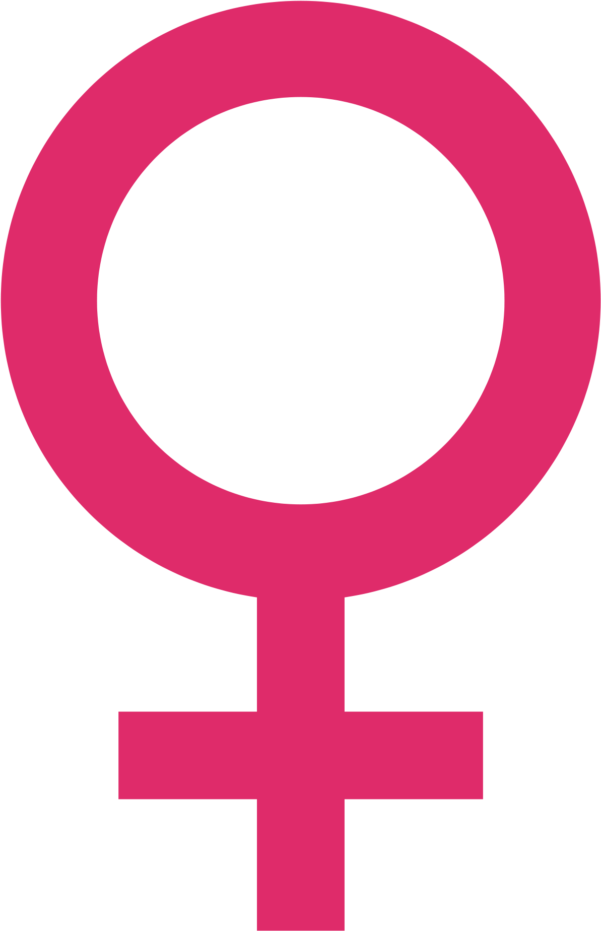 Woman Power Symbol - Symbol For Woman Clipart (1200x1855), Png Download