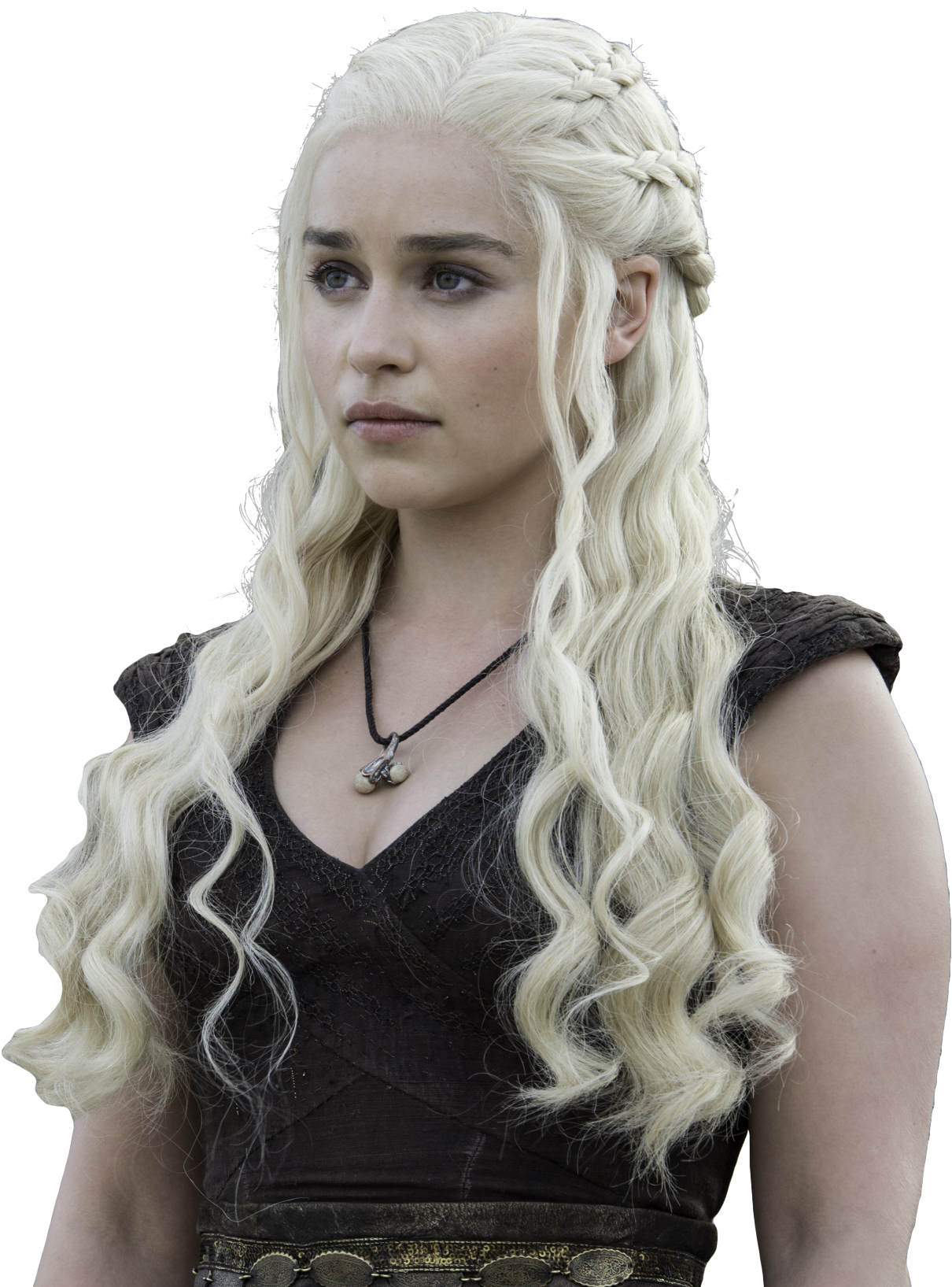 Transparent Daenerys Targaryen - Platinum Hair Dark Brows Clipart (1280x1665), Png Download