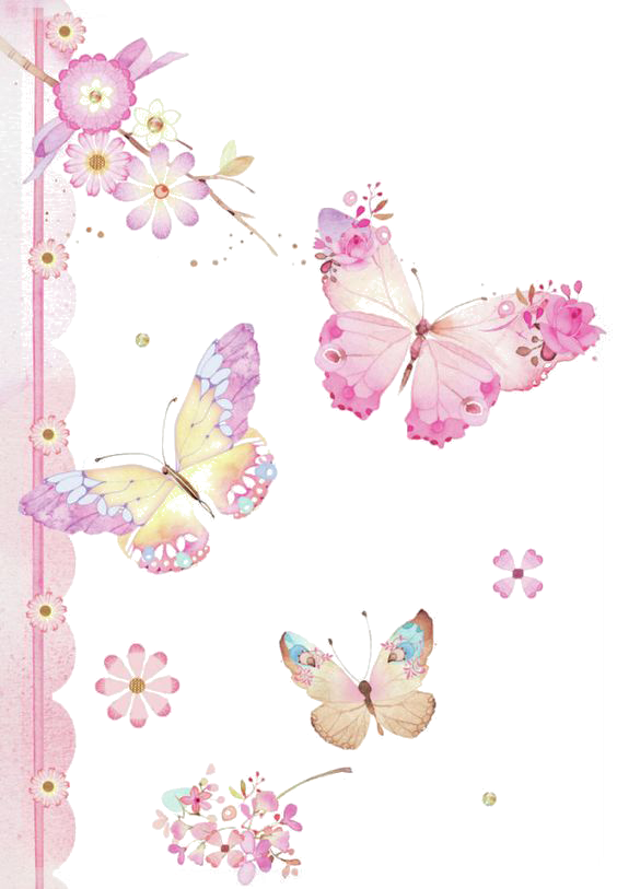 Butterfly House Caterpillar Clip Art Hand Painted - Pieridae - Png Download (564x813), Png Download