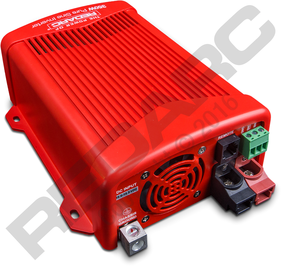 350w 12v Pure Sine Wave Inverter Rear Clipart (1000x1000), Png Download