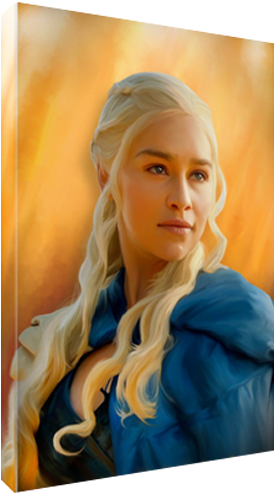 Details About Daenerys Targaryen Game Of Thrones Poster - Modern Art Clipart (600x600), Png Download