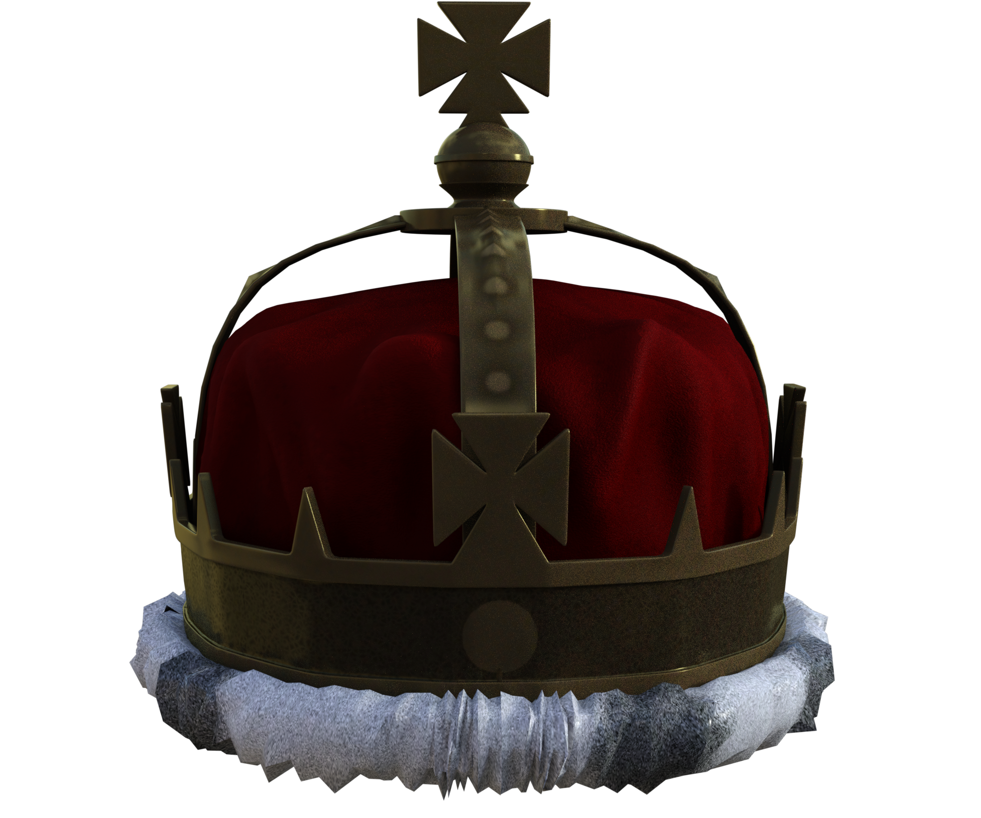 Crown King Power Noble Empire 1551667 - King Clipart (2000x2000), Png Download