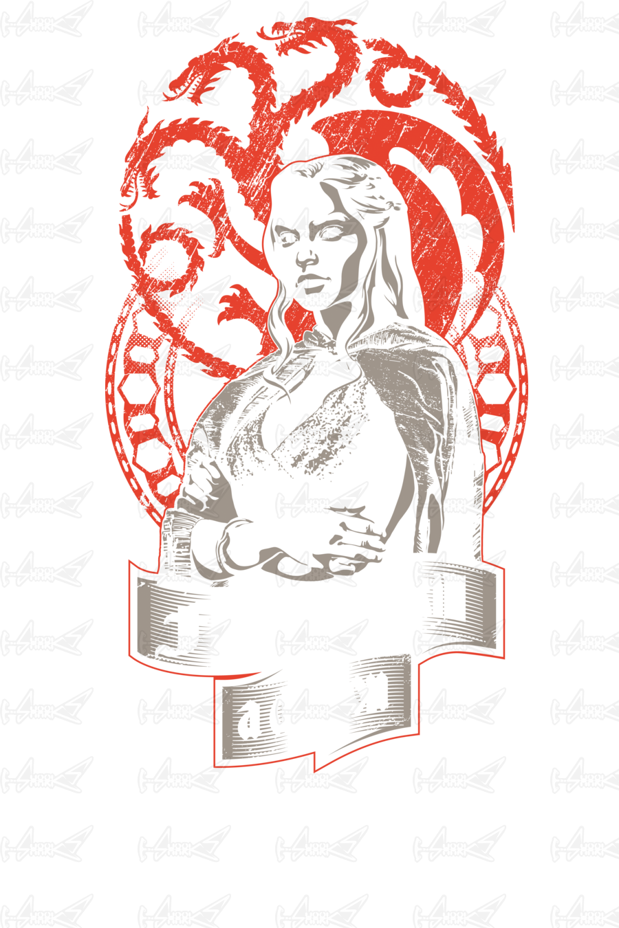 #daenerys #targaryen - House Targaryen Svg Clipart (900x1350), Png Download