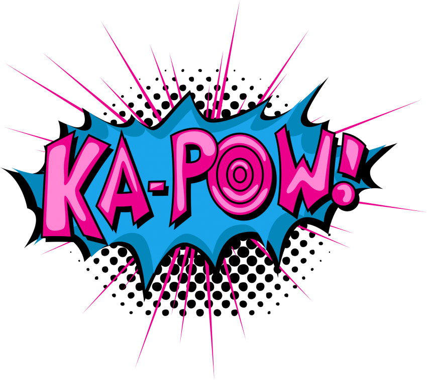 Free Png Download Kapow Pink Png Images Background - Graphic Design Clipart (850x755), Png Download
