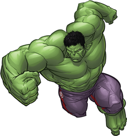 528 X 597 3 - Cartoon Hulk Punching Clipart (528x597), Png Download