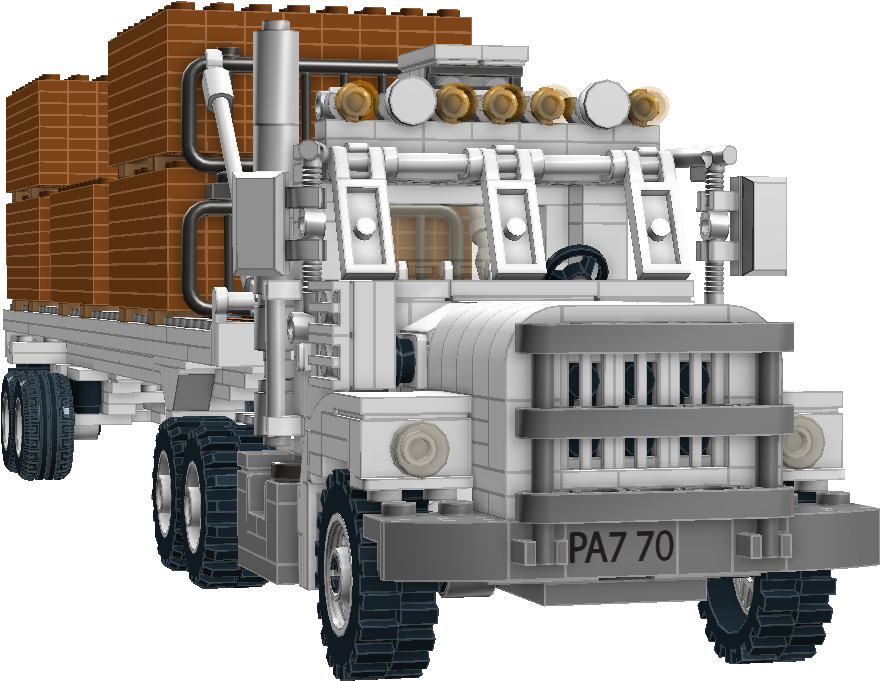 Convoy Black Widow - Trailer Truck Clipart (1200x709), Png Download