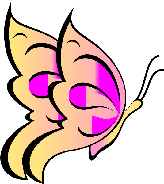 Butterfly Clip Art - Png Download (552x599), Png Download