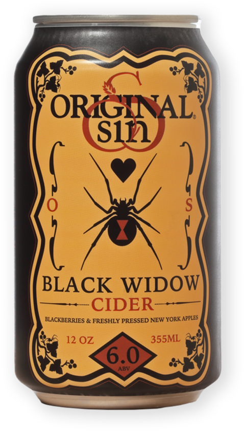 Original Sin Black Widow Cider Clipart (750x1125), Png Download