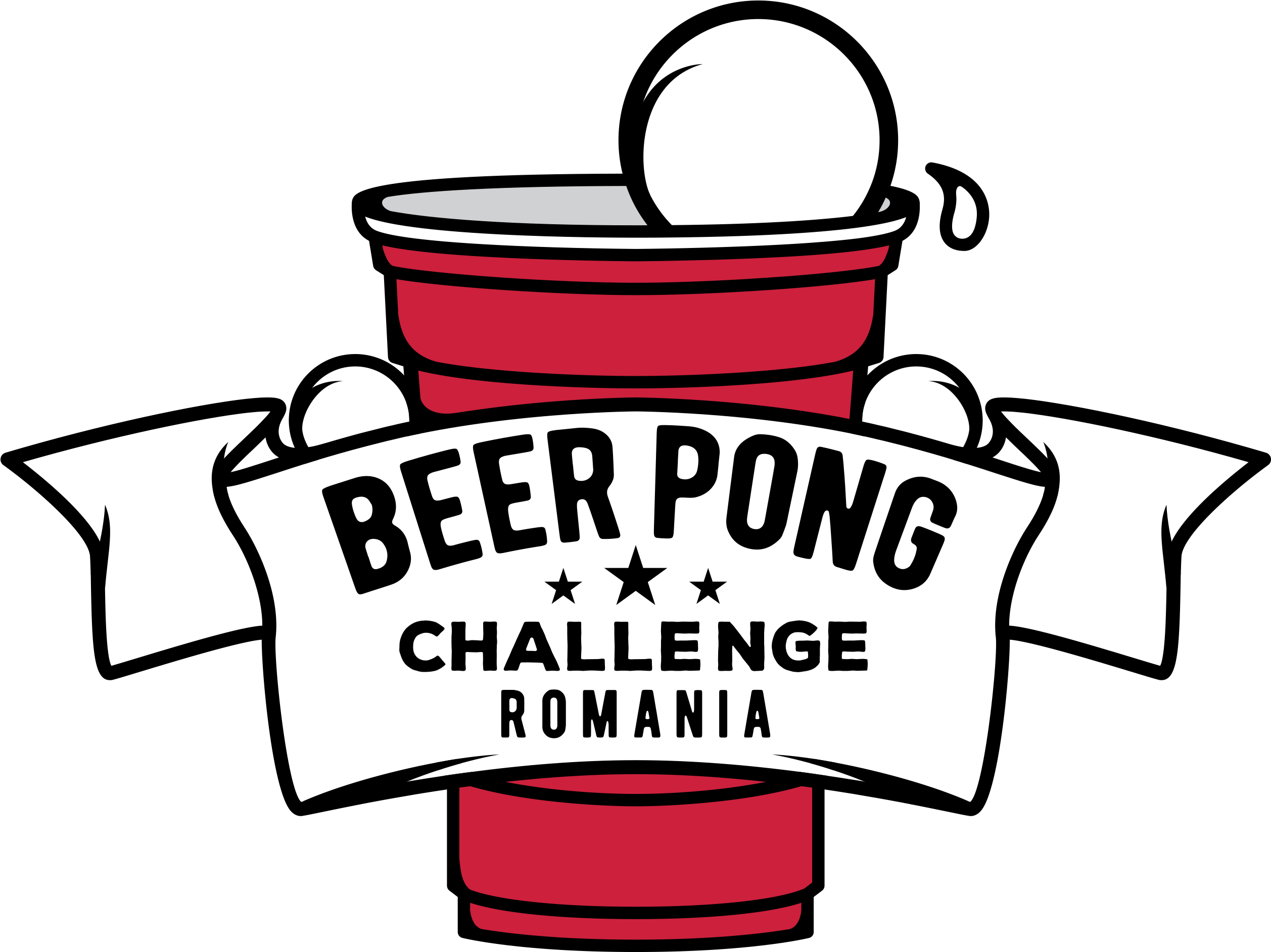 Beer Pong Png - Beerpong Challenge Clipart (3300x2550), Png Download