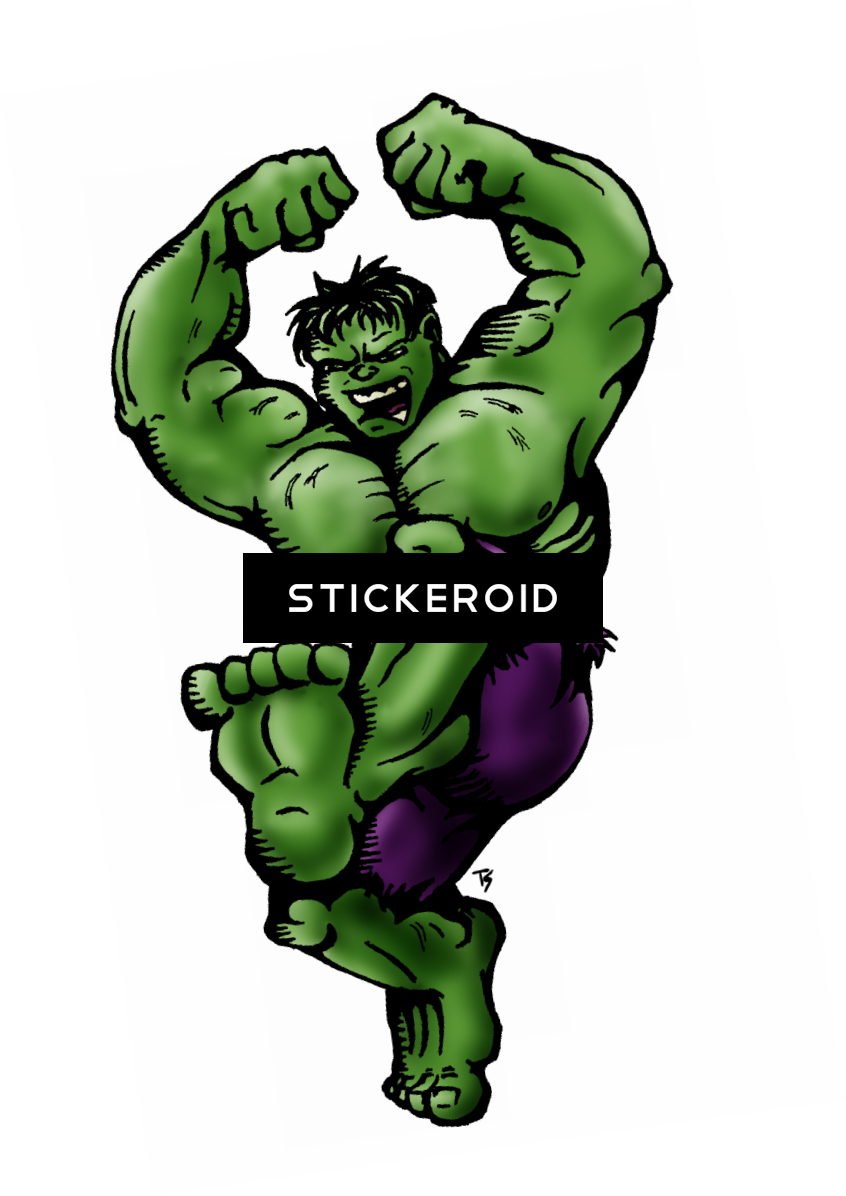 Vector Comic Hulk Smash , Png Download Clipart (846x1196), Png Download