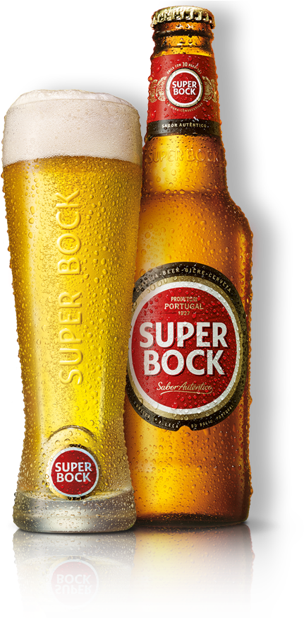 Super Bock Original - Portugal Beer Super Bock Clipart (832x873), Png Download