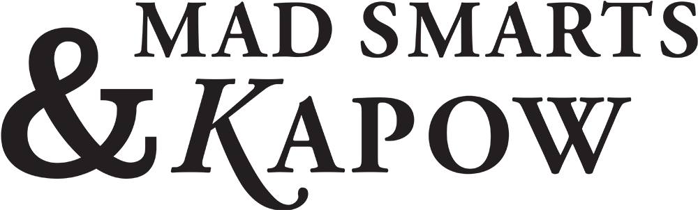 Mad Smarts & Kapow - Human Action Clipart (1315x329), Png Download