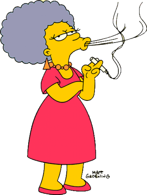 Follow - Patty And Selma Clipart (484x640), Png Download