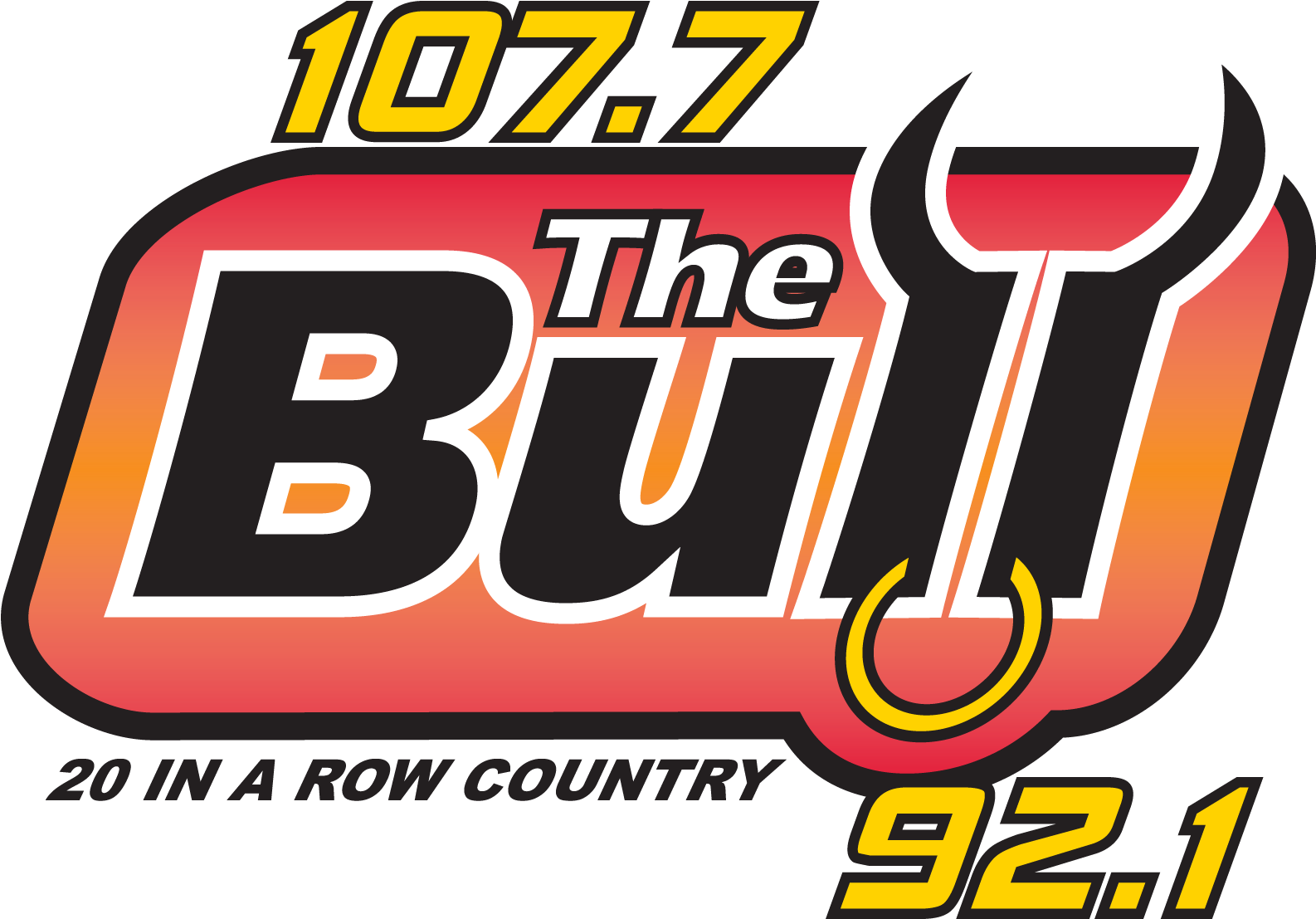 Home - 107.7 The Bull Clipart (1964x1440), Png Download