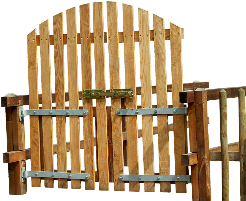 Fence, Wood Fence, Goal, Isolated, Garden Fence, Boards - Plank Clipart (897x720), Png Download