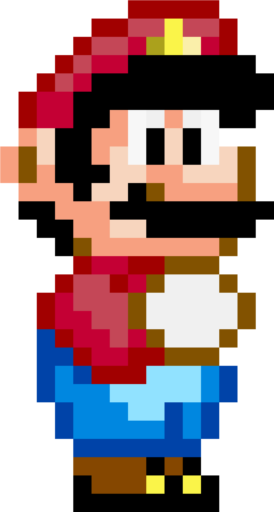 16-bit Mario - Super Mario 16 Bit Clipart (2112x2432), Png Download