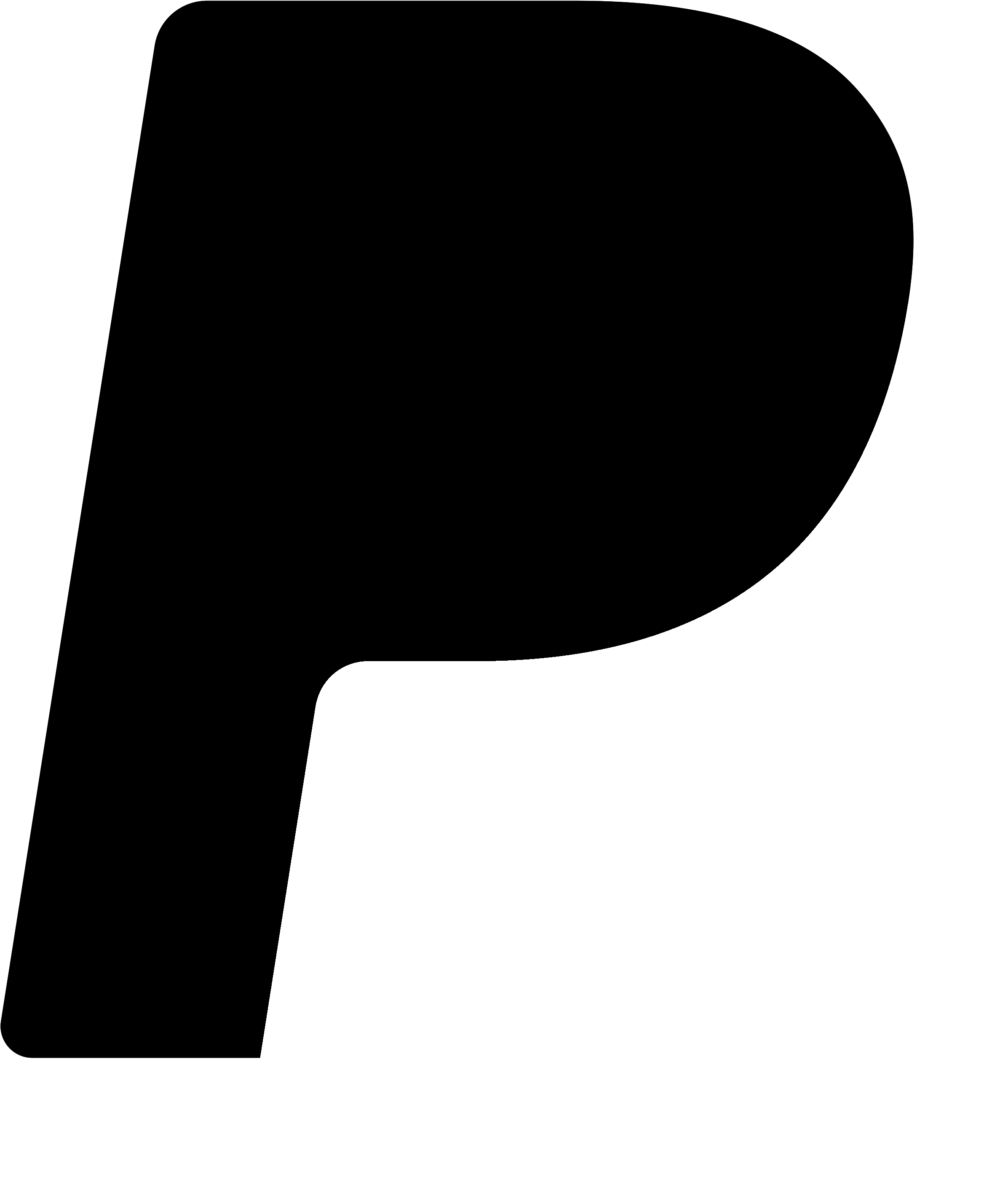Paypal Icon Logo Black And White Clipart (2400x2832), Png Download