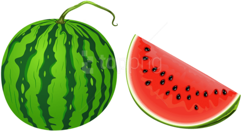 Free Png Watermelon Png Vector Png - Watermelon Clipart Transparent Png (850x472), Png Download