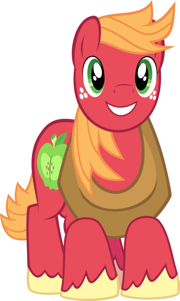 Big Mac - Apple Bloom And Big Mac Clipart (692x1155), Png Download