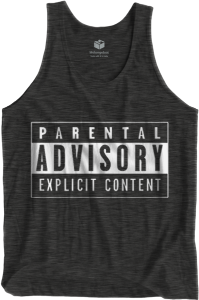 Buy This Graphic Parental Advisory Tank Top At 46% - Parental Advisory Clipart (600x600), Png Download