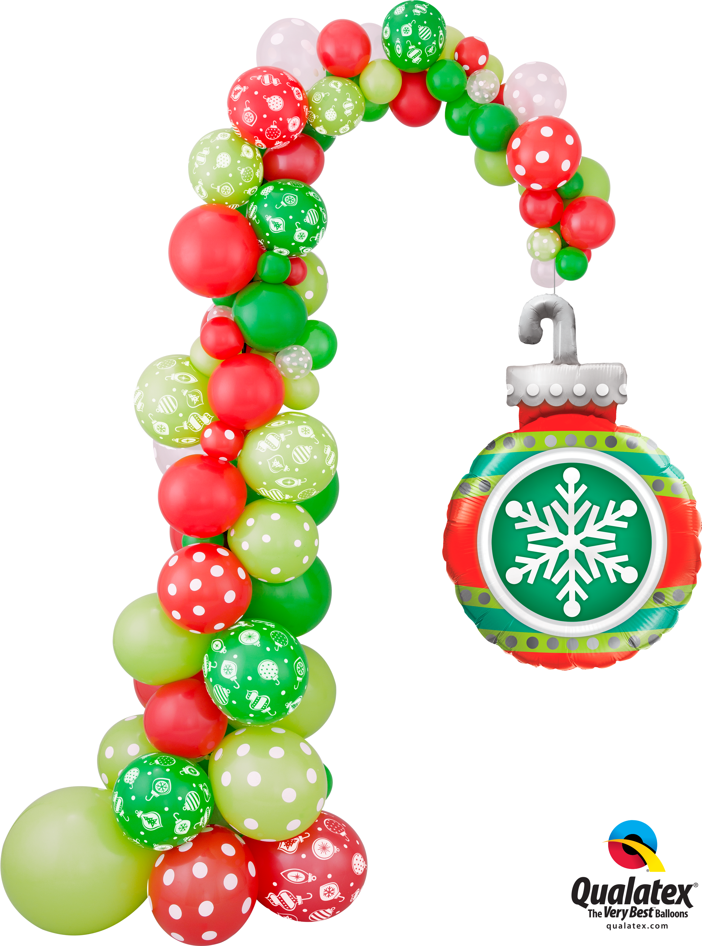 Christmas Ornament Balloon Column Clipart (2356x3177), Png Download