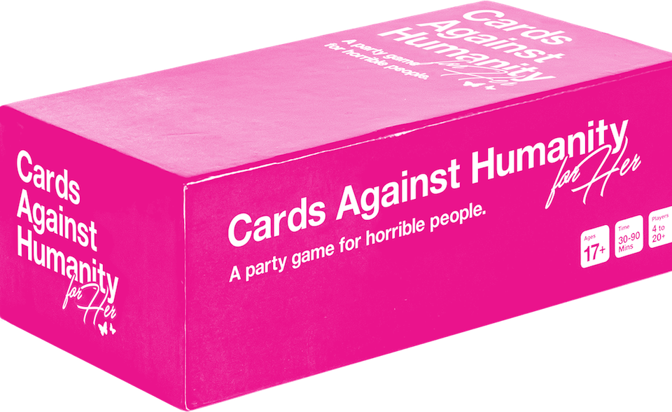 Cards Against Humanity Came Out With A "for Her" Edition - Cards Against Humanity Pink Clipart (960x588), Png Download