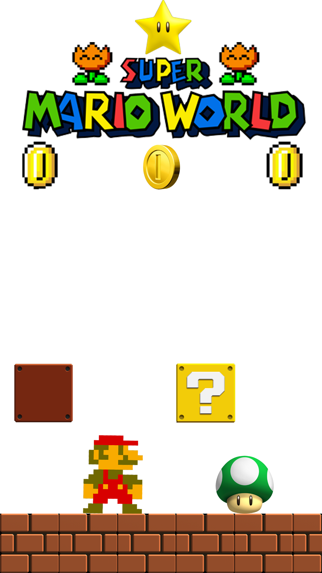 Filter[filter] Super Mario World - Super Mario Snapchat Filter Clipart (1080x1920), Png Download