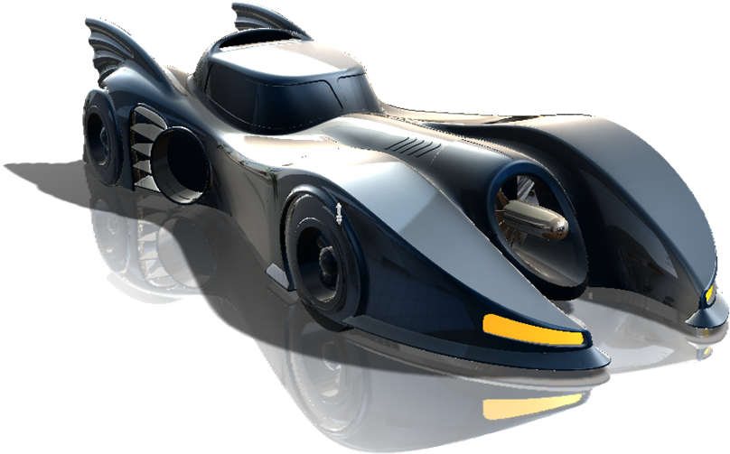Batmobile - Sidecar Clipart (838x520), Png Download