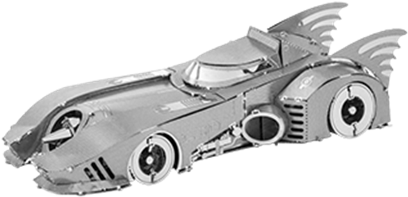 Metal Earth Batman 1989 Batmobile 3d Diy Metal Models - Metal Earth Batmobile 1989 Clipart (600x600), Png Download