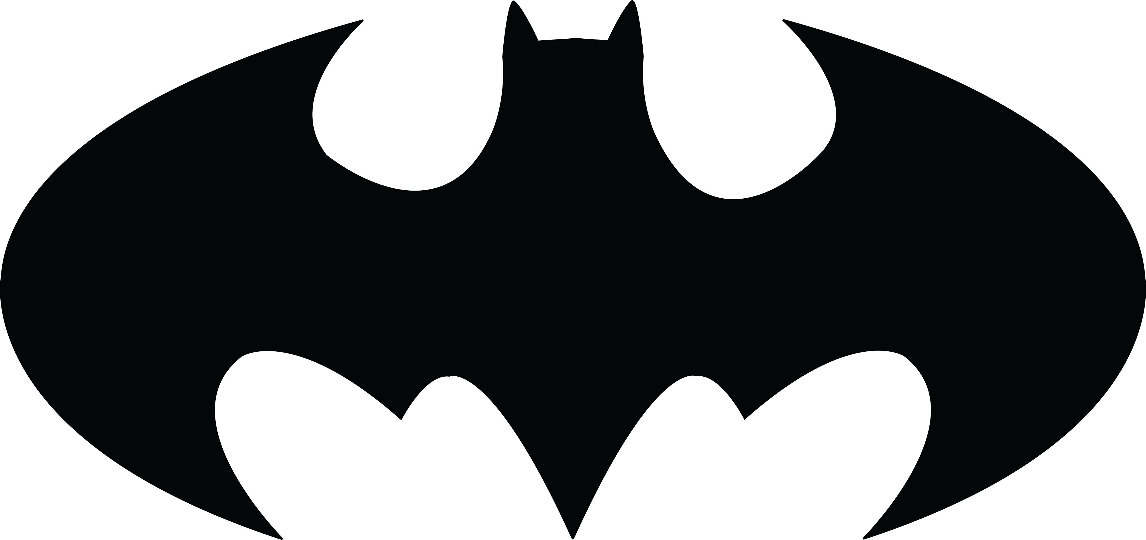 Banner Download Collection Of Free Batmen Clipart Download - Batman Logo - Png Download (4000x1887), Png Download