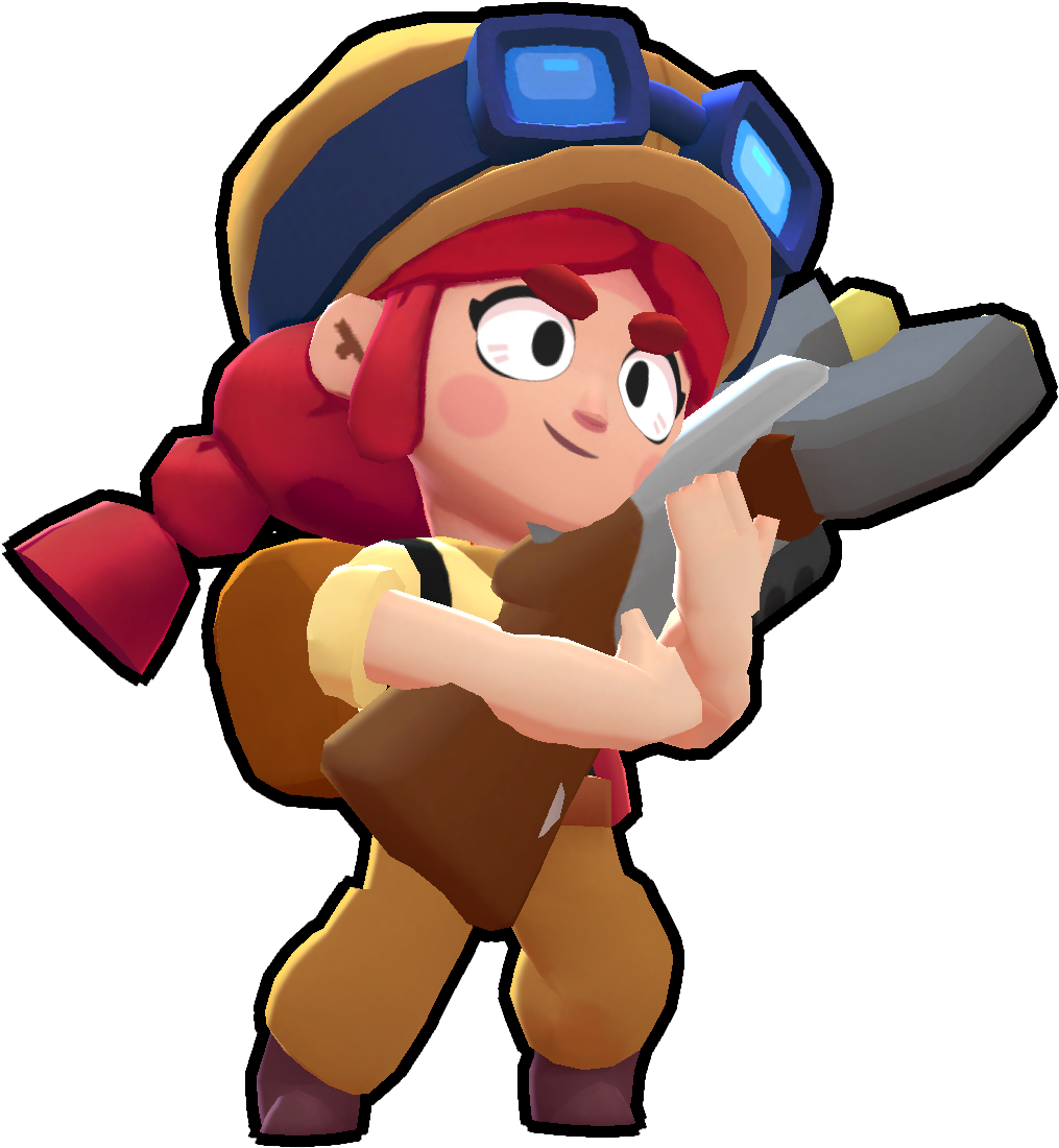 Brawl Stars Jessie , Png Download Clipart (1015x1100), Png Download