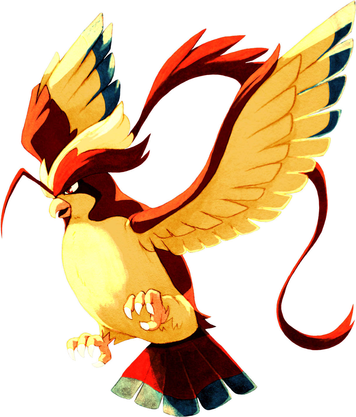Drew Mega Pidgeot In My Sketchbook Earlier Then Colored - Pidgeot Clipart (1280x1487), Png Download