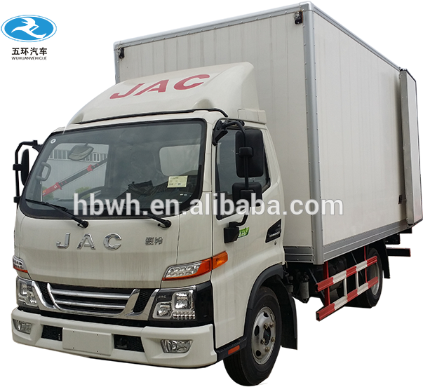 Used Refrigerated Freezer Truck Food Delivery Truck Clipart (603x552), Png Download