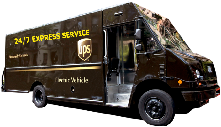 Delivery - Ups Truck New York Clipart (800x500), Png Download
