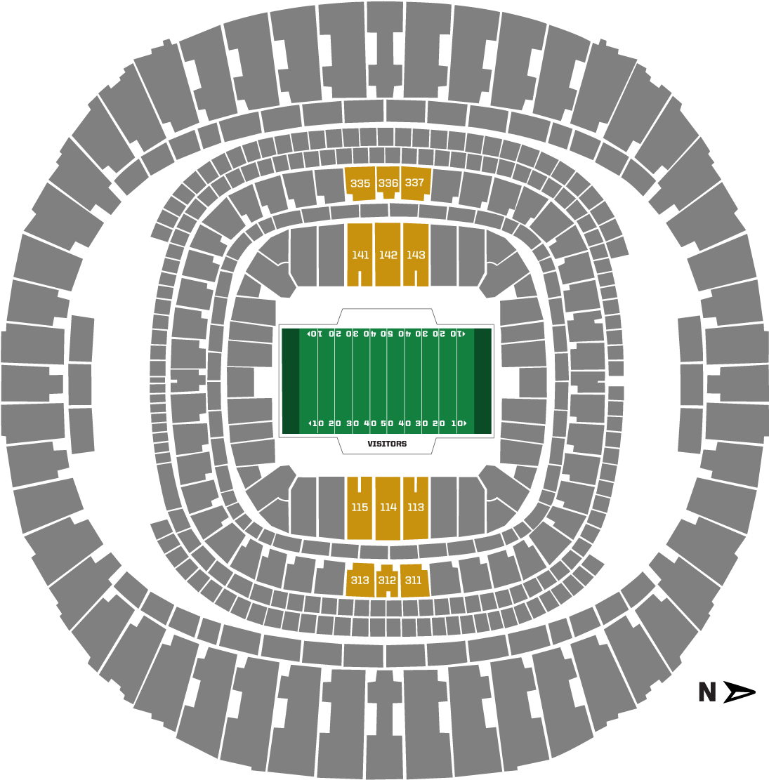 View Seating Chart - Superdome Sec 618 Row 38 Clipart (1152x1152), Png Download
