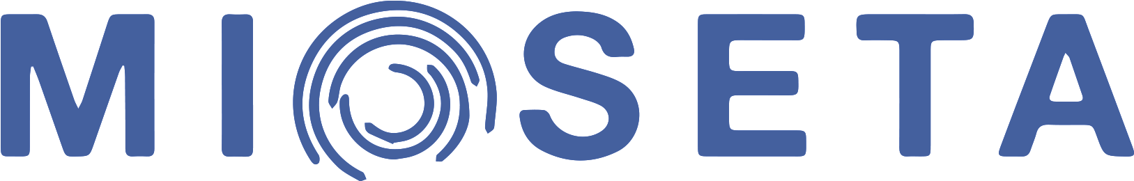 Mioseta Logo 1 - Electric Blue Clipart (2046x690), Png Download