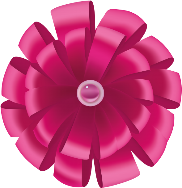 Gift Bow Transparent Png Image - Circle Clipart (589x609), Png Download