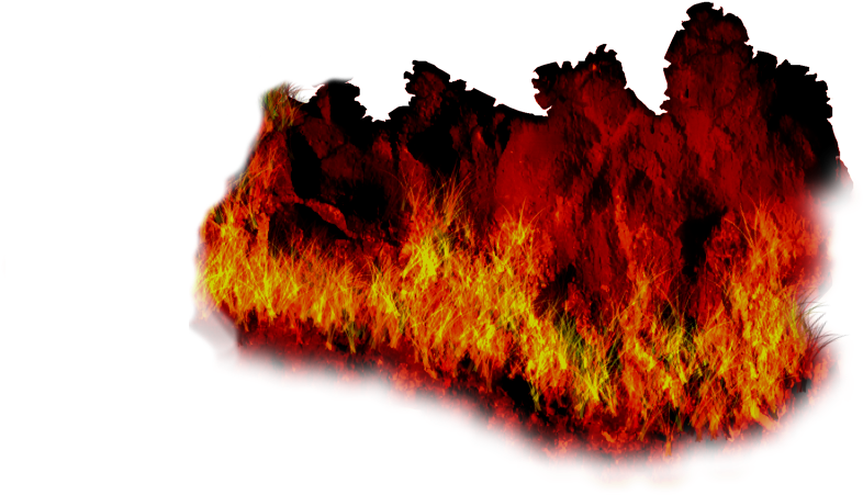 50 298k Hell Cliff 2 - Hell Png Clipart (800x518), Png Download